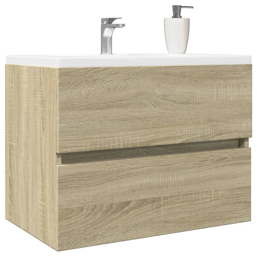 Armoire d'évier Chêne sonoma 60x38,5x45 cm Aggloméré - 3