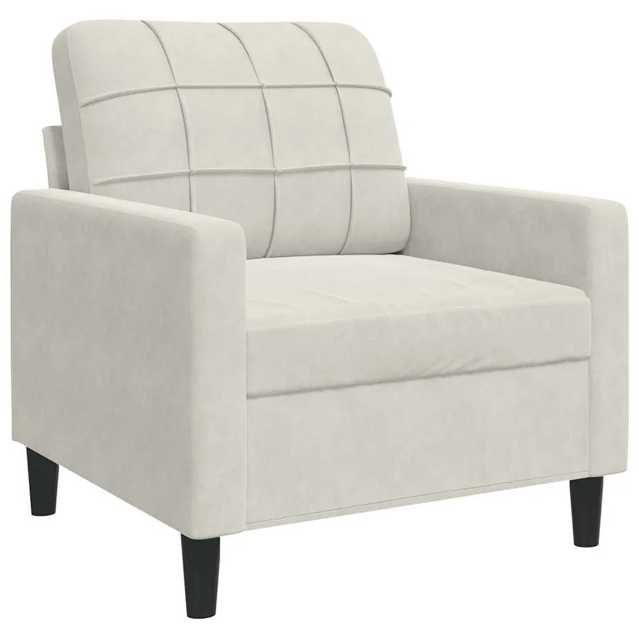 Ensemble de canapés 4 pcs avec coussins et traversins velours - 6