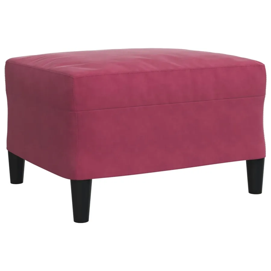 Ensemble de canapés 3 pcs avec coussins et traversins velours - 6
