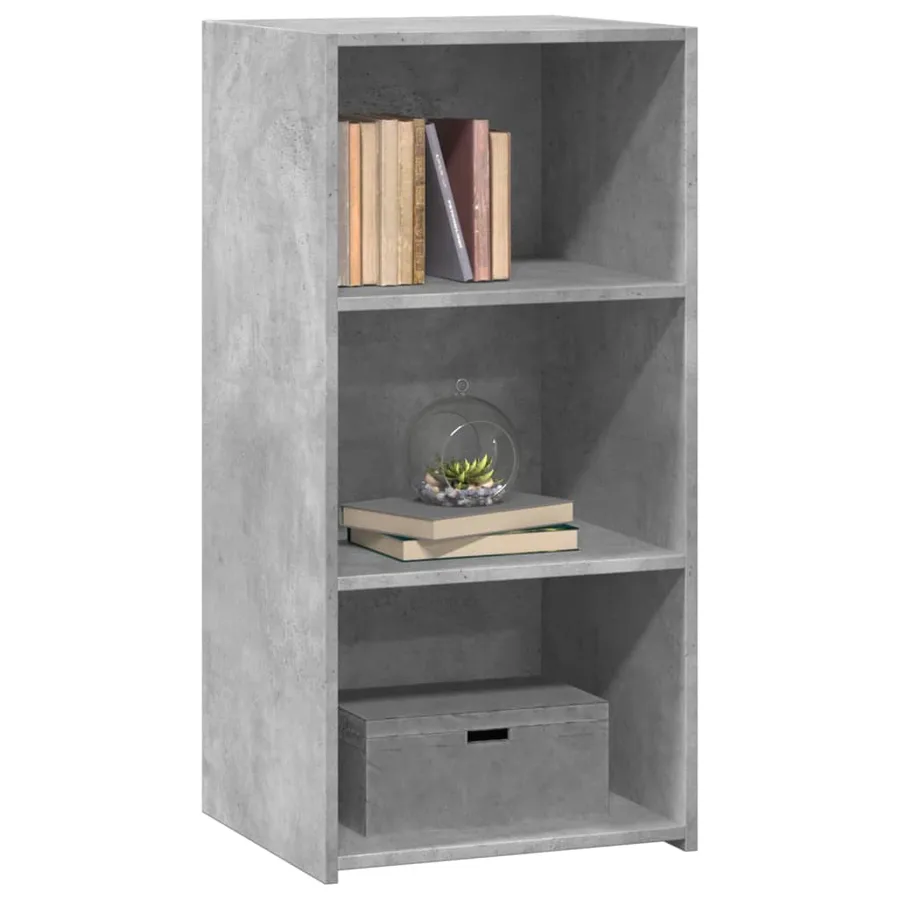 Buffet gris béton 45x41x93 cm bois d'ingénierie - 3