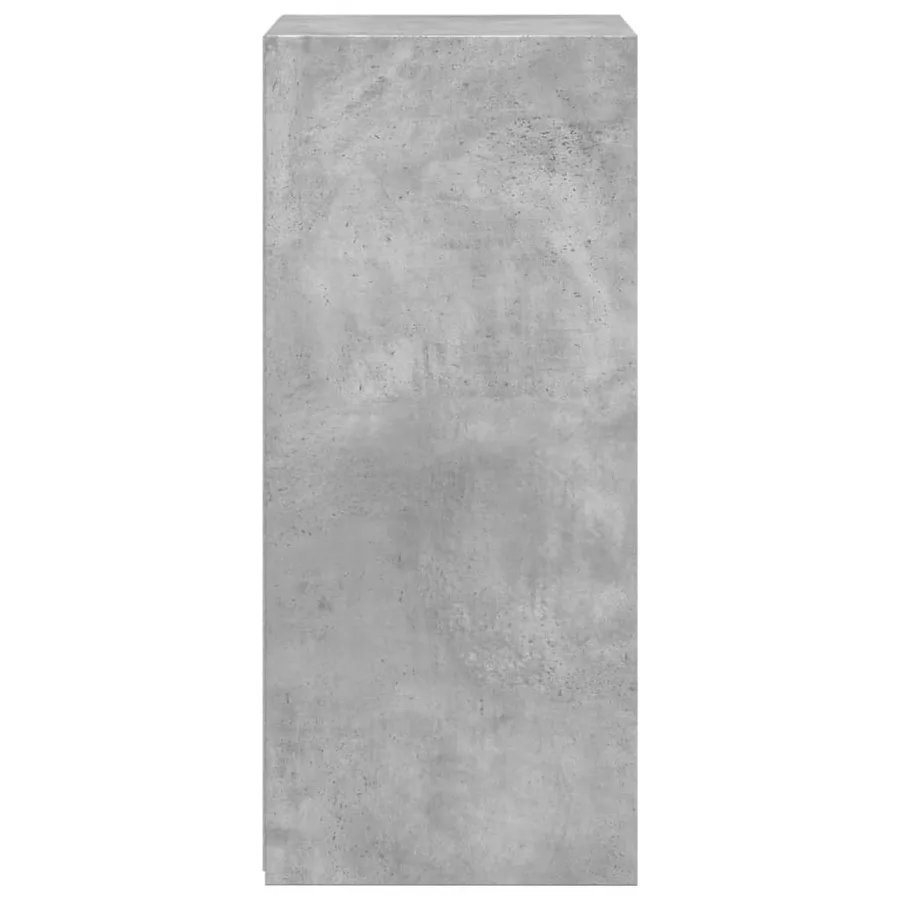 Buffet gris béton 45x41x93 cm bois d'ingénierie - 5
