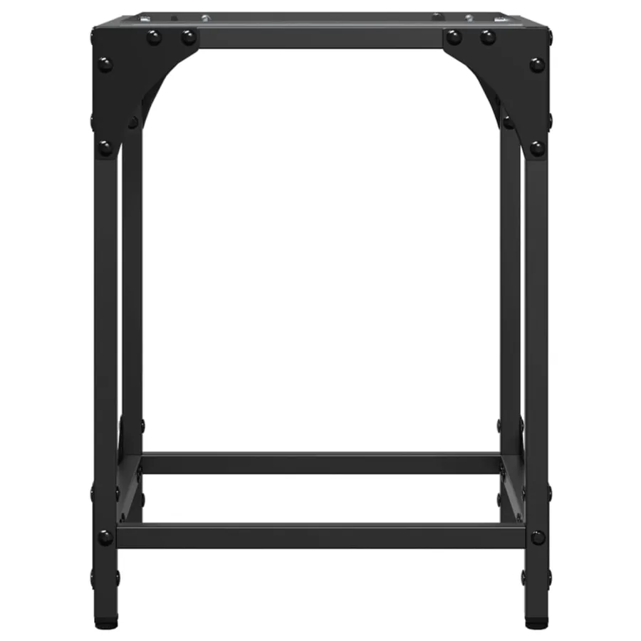 Tables basses avec dessus en verre transparent 2 pcs acier - 4
