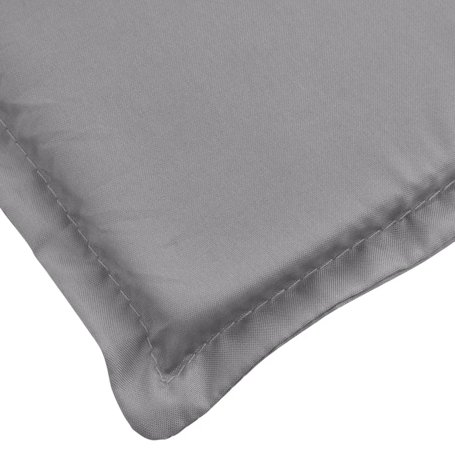 Coussin de chaise longue gris 200x70x3 cm tissu oxford - 7