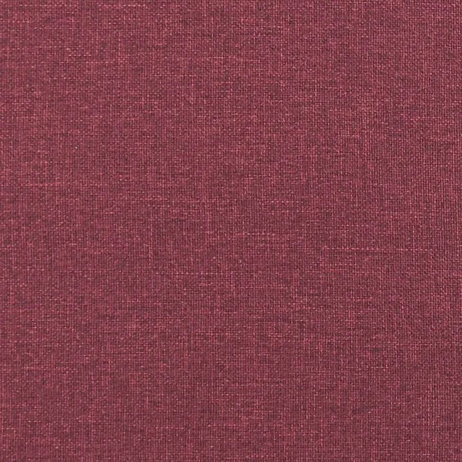Ensemble de canapés 3 pcs avec coussins rouge bordeaux tissu - 9