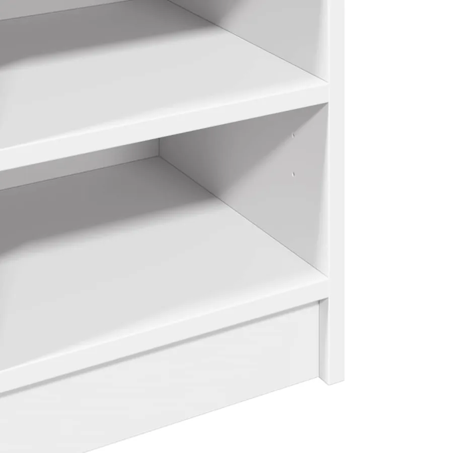 Armoire d'évier blanc 90x29x55 cm bois d'ingénierie - 9