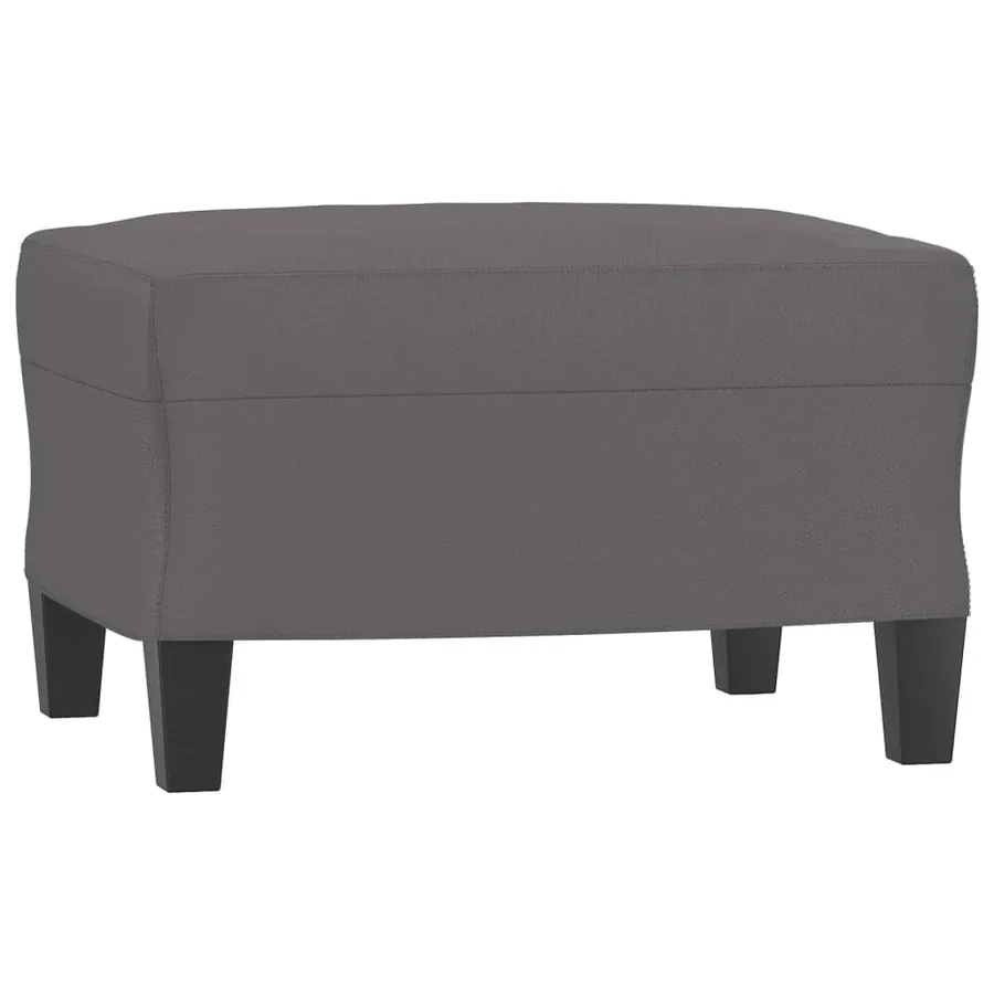 Ensemble de canapés 3 pcs avec coussins Gris Similicuir - 7