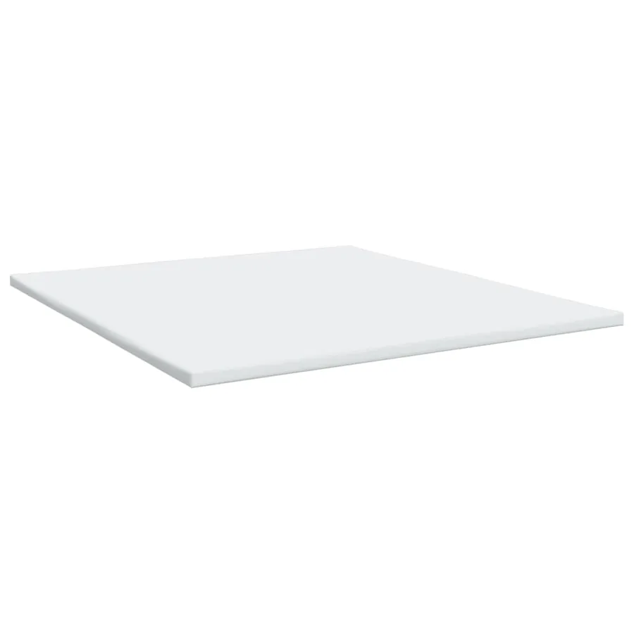 Sommier à lattes de lit et matelas Gris clair 200x200cm Velours - 7