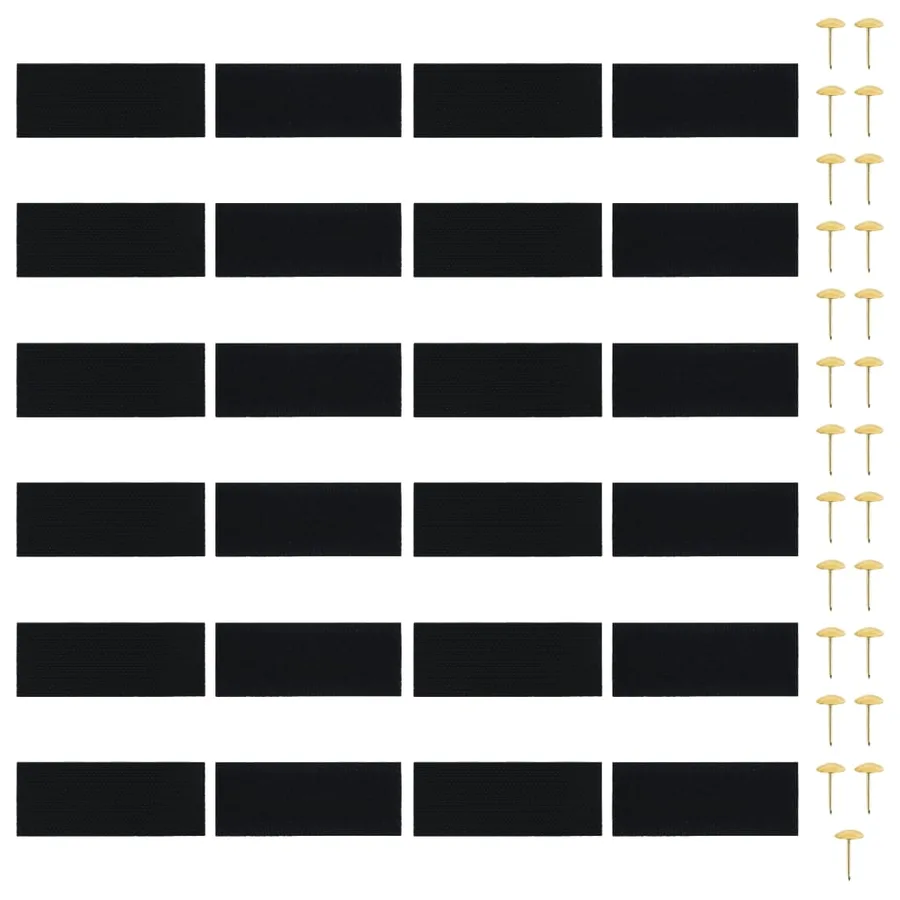 Rideau de porte contre insectes 210x100cm 2 pcs magnétique noir - 6
