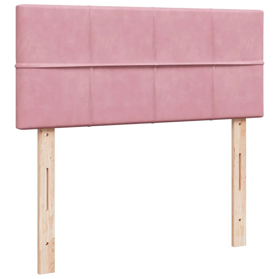 Sommier à lattes de lit avec matelas Rose 120x200 cm Velours - 7