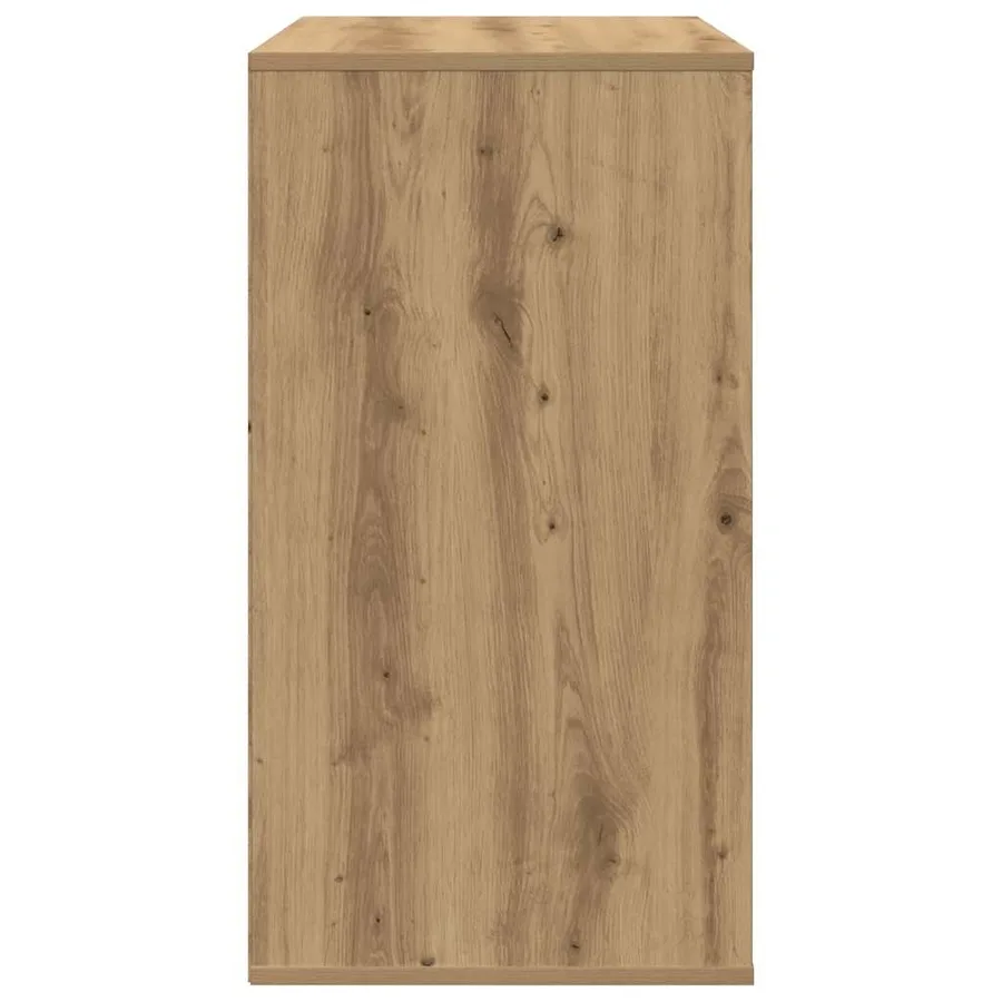 Commode d'angle chêne artisanal 60x41x76 cm bois d'ingénierie - 7