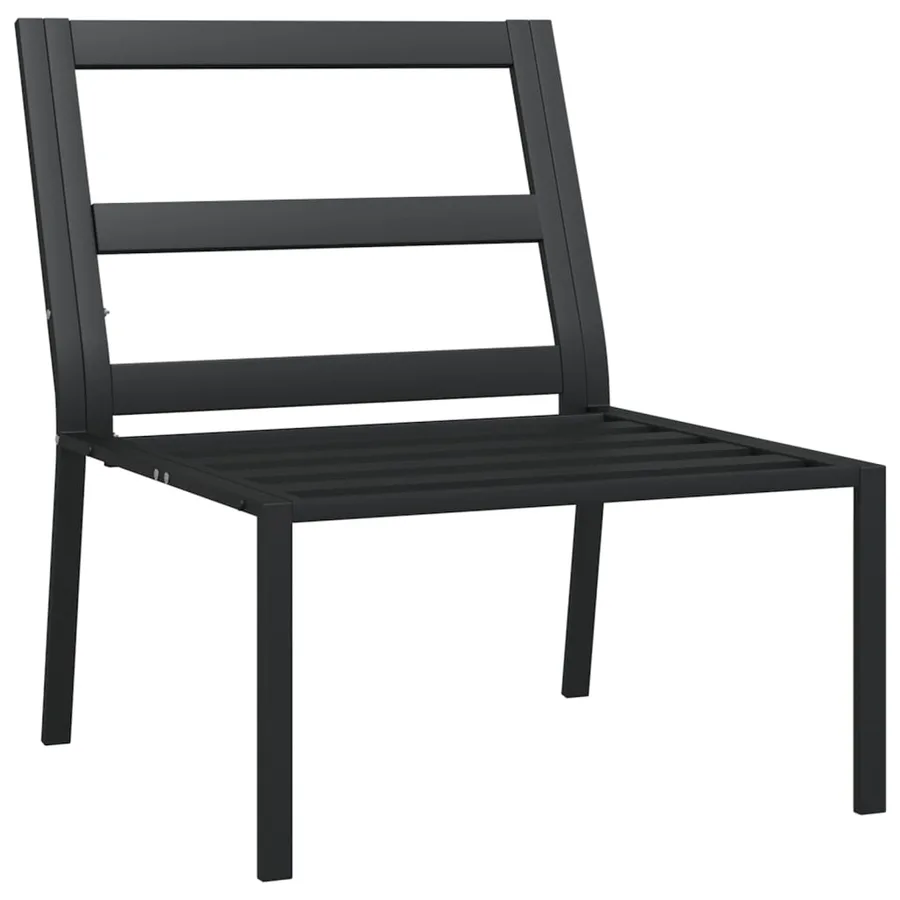 Chaises de jardin avec coussins gris lot de 2 60x74x79 cm acier - 7