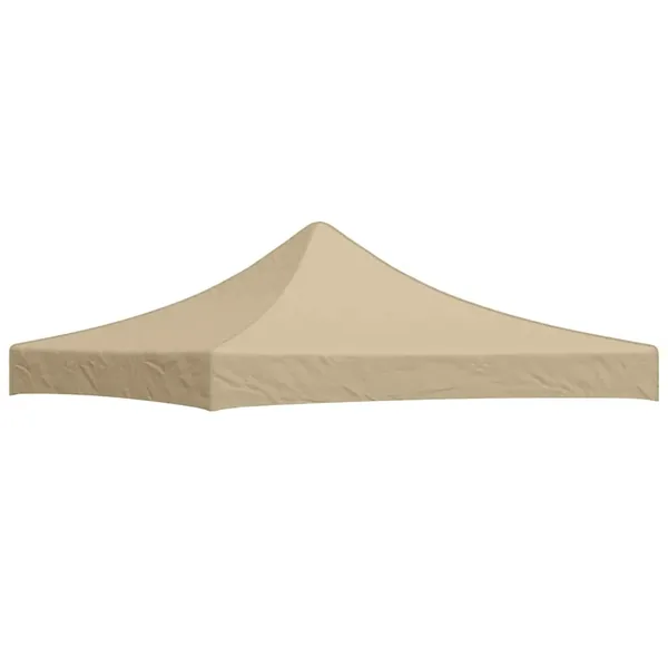 Toit de tente de réception 3x3 m Beige 270 g/m²