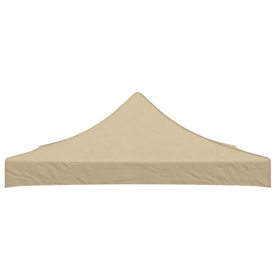 Toit de tente de réception 3x3 m Beige 270 g/m² - 3