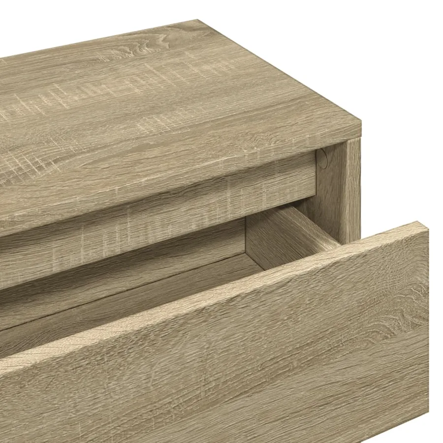 Ensemble de meubles de couloir 4 pcs chêne sonoma - 6