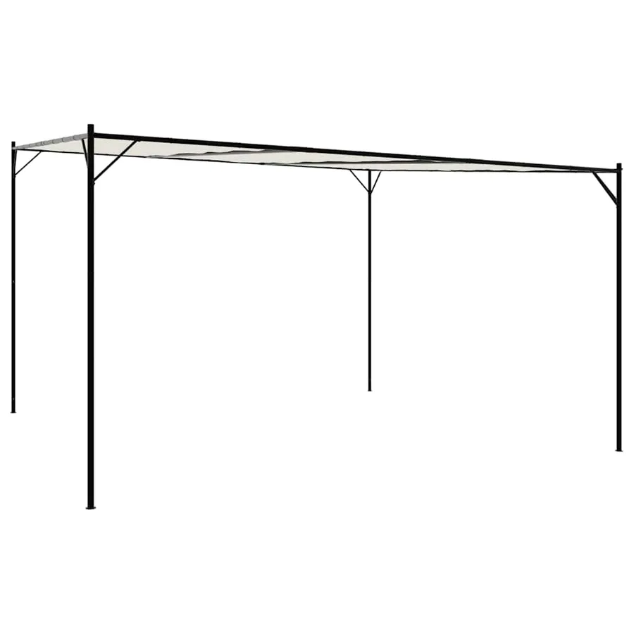 Gazebo White 4x4 m 180 g/m² Fabric and steel - 2