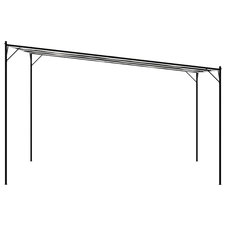 Gazebo White 4x4 m 180 g/m² Fabric and steel - 5