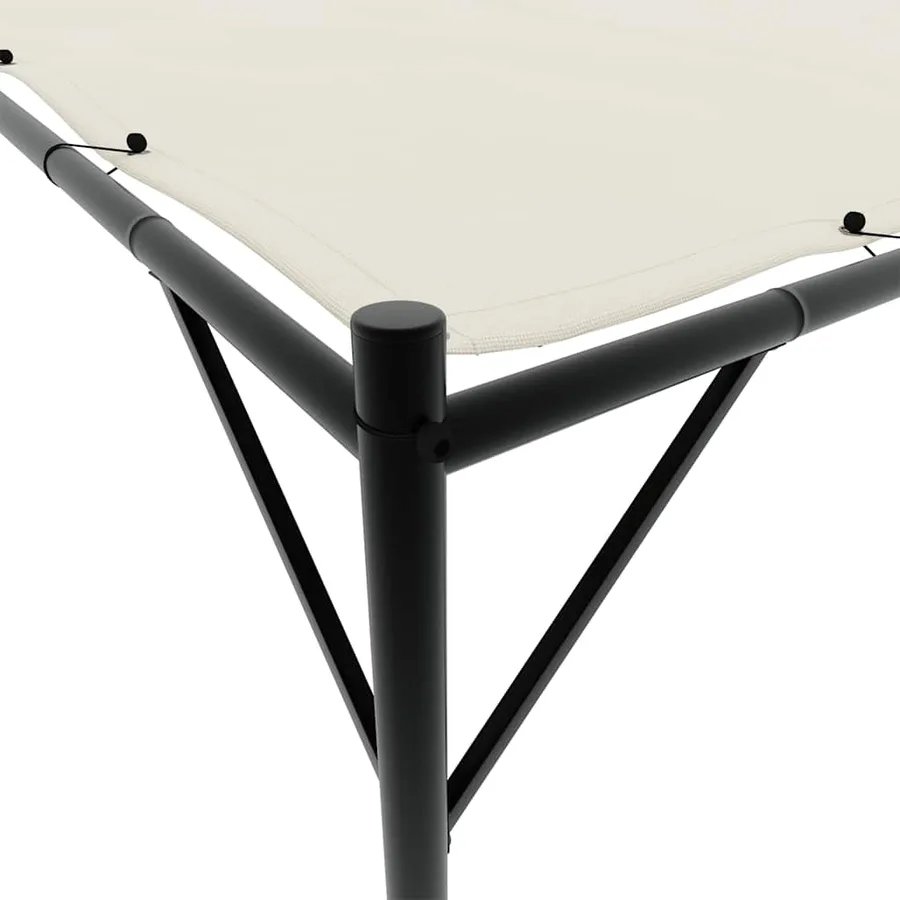Gazebo White 4x4 m 180 g/m² Fabric and steel - 7