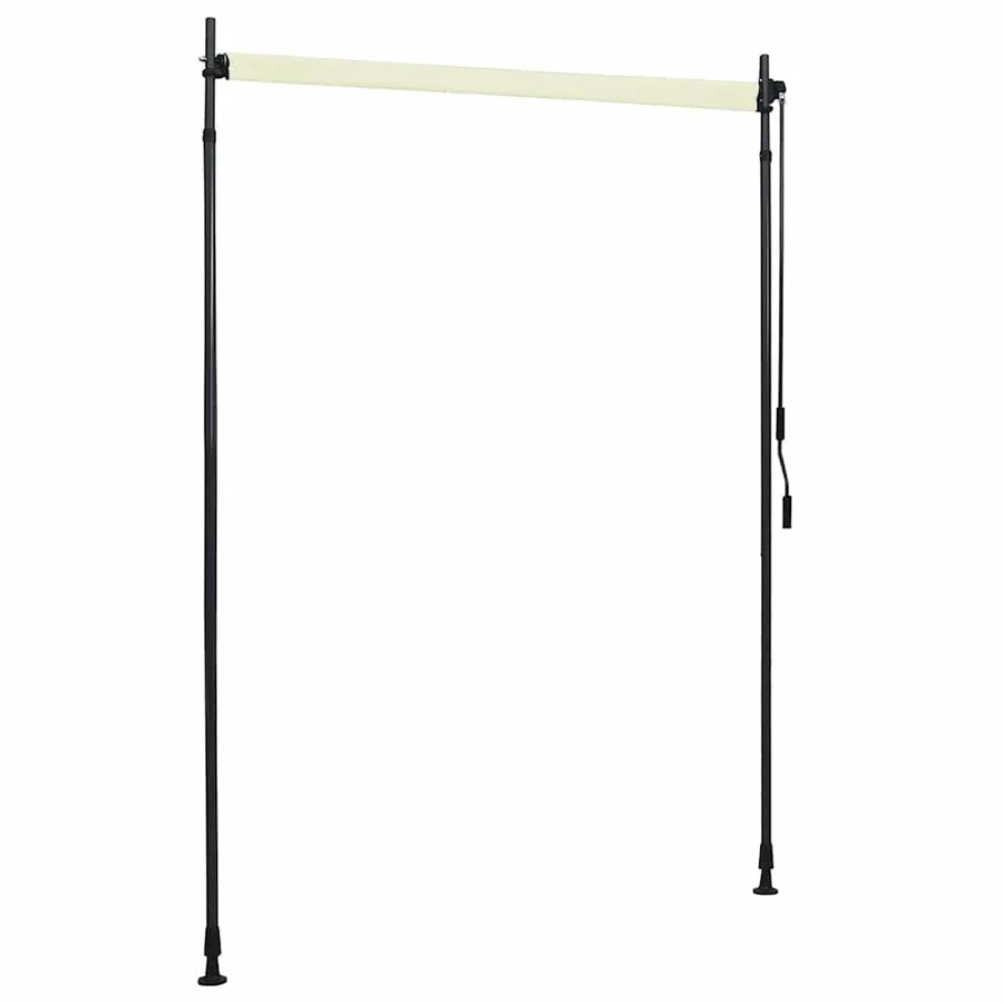 Outdoor roller blind 150 x 270 cm Cream - 5