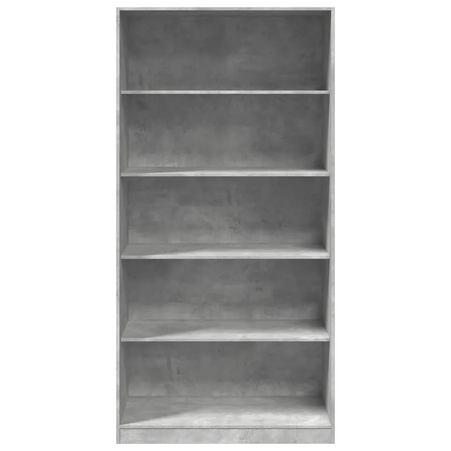 Garde-robe Gris béton 100x50x200 cm Aggloméré - 4
