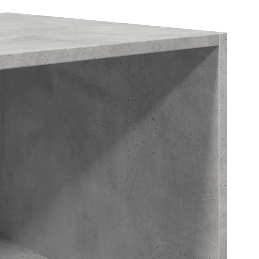 Garde-robe Gris béton 100x50x200 cm Aggloméré - 7