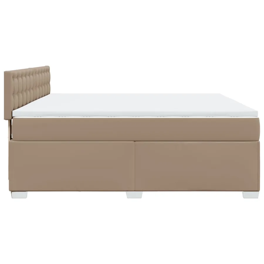 Sommier à lattes de lit avec matelas Cappuccino 180x200 cm - 5