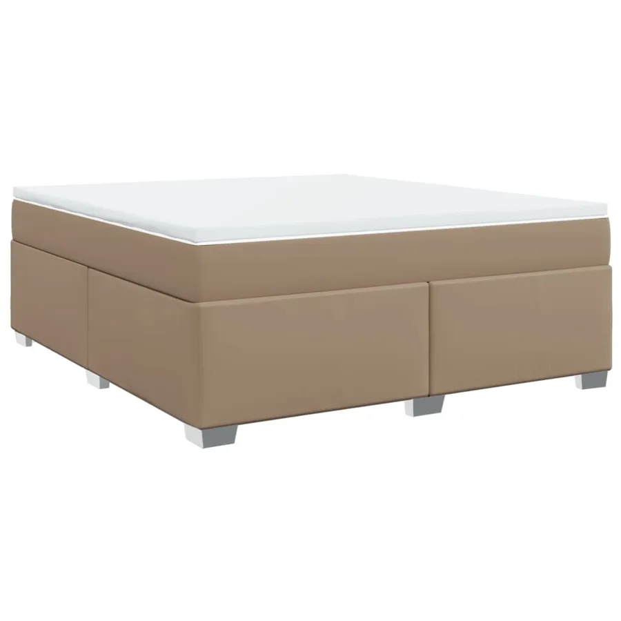 Sommier à lattes de lit avec matelas Cappuccino 180x200 cm - 2