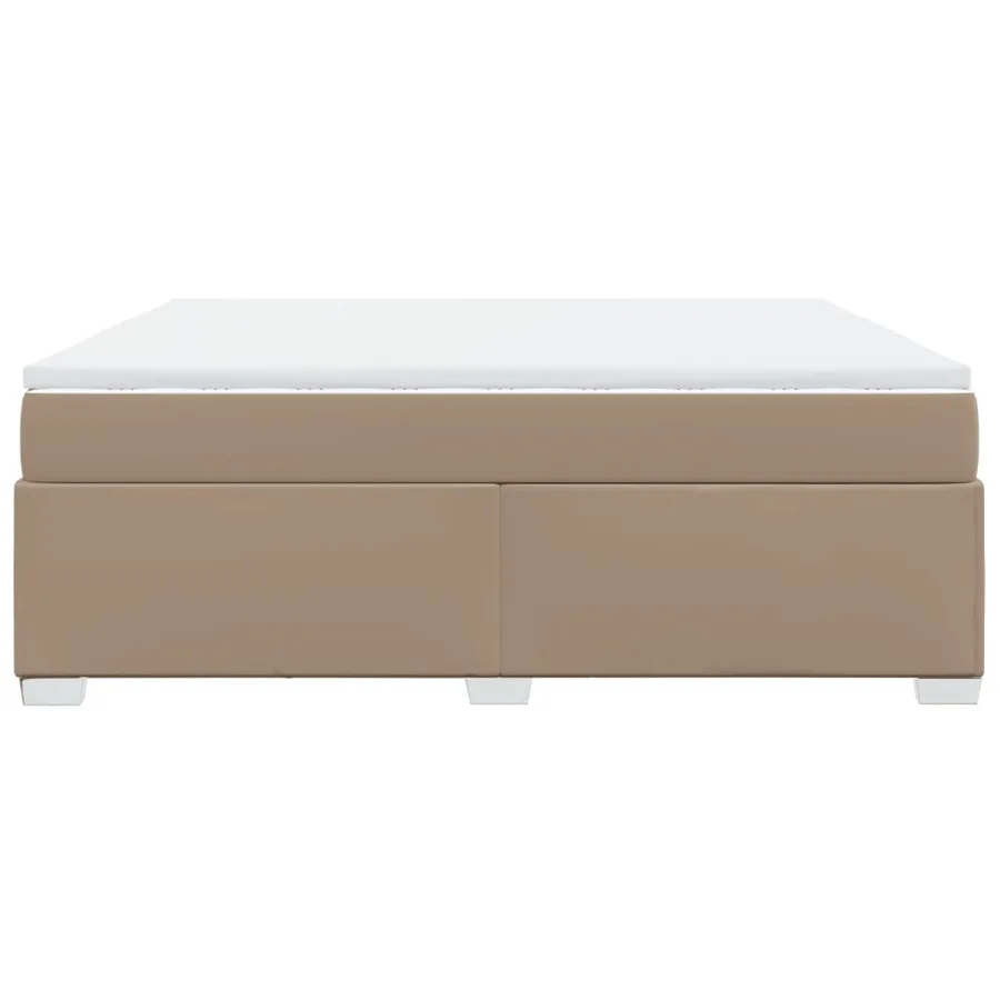 Sommier à lattes de lit avec matelas Cappuccino 180x200 cm - 8