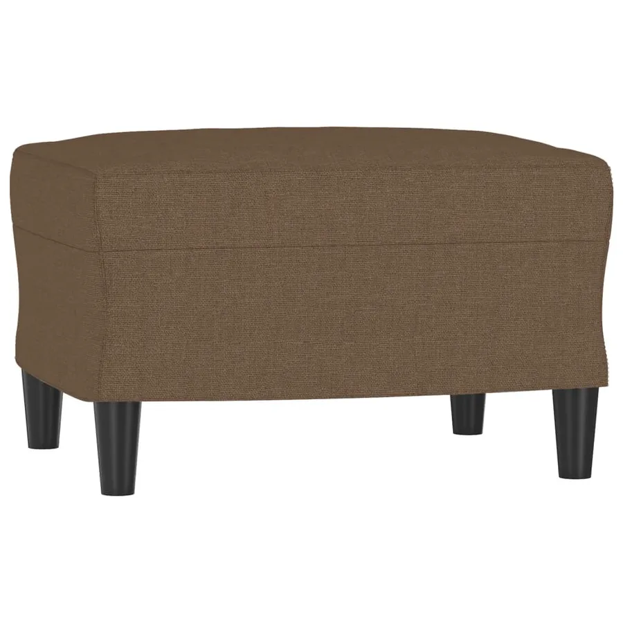 Ensemble de canapés 4 pcs avec coussins Marron Tissu - 6