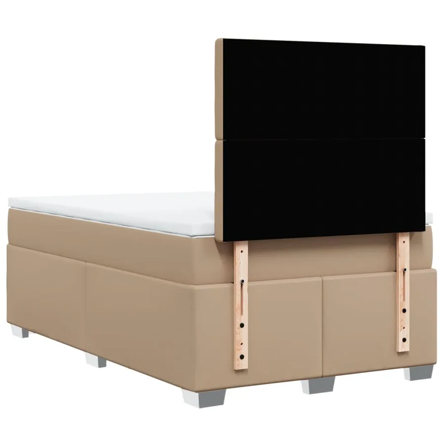 Sommier à lattes de lit avec matelas Cappuccino 120x200 cm - 12