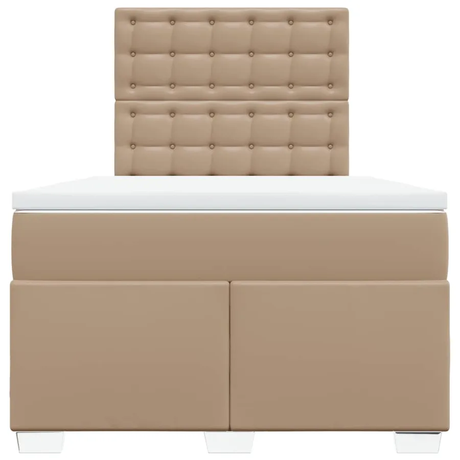 Sommier à lattes de lit avec matelas Cappuccino 120x200 cm - 6