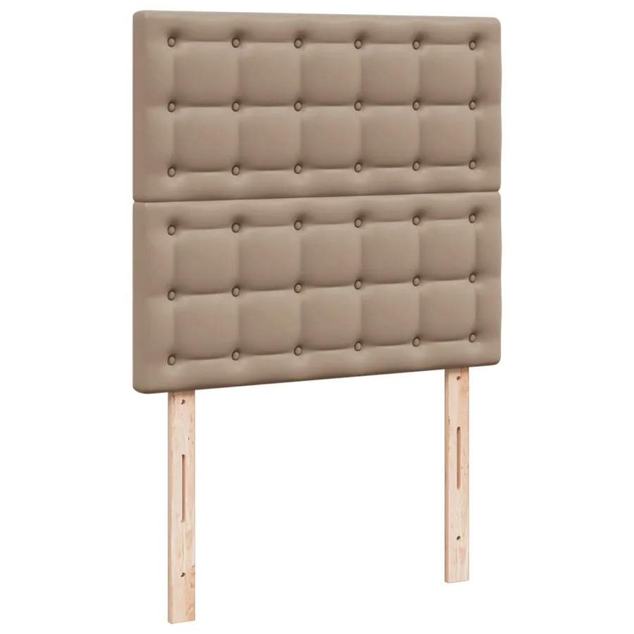 Sommier à lattes de lit avec matelas Cappuccino 90x190 cm - 8