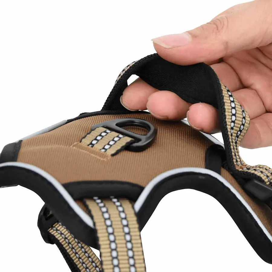 Harnais pour chien et bandes réfléchissantes réglables XL - 9