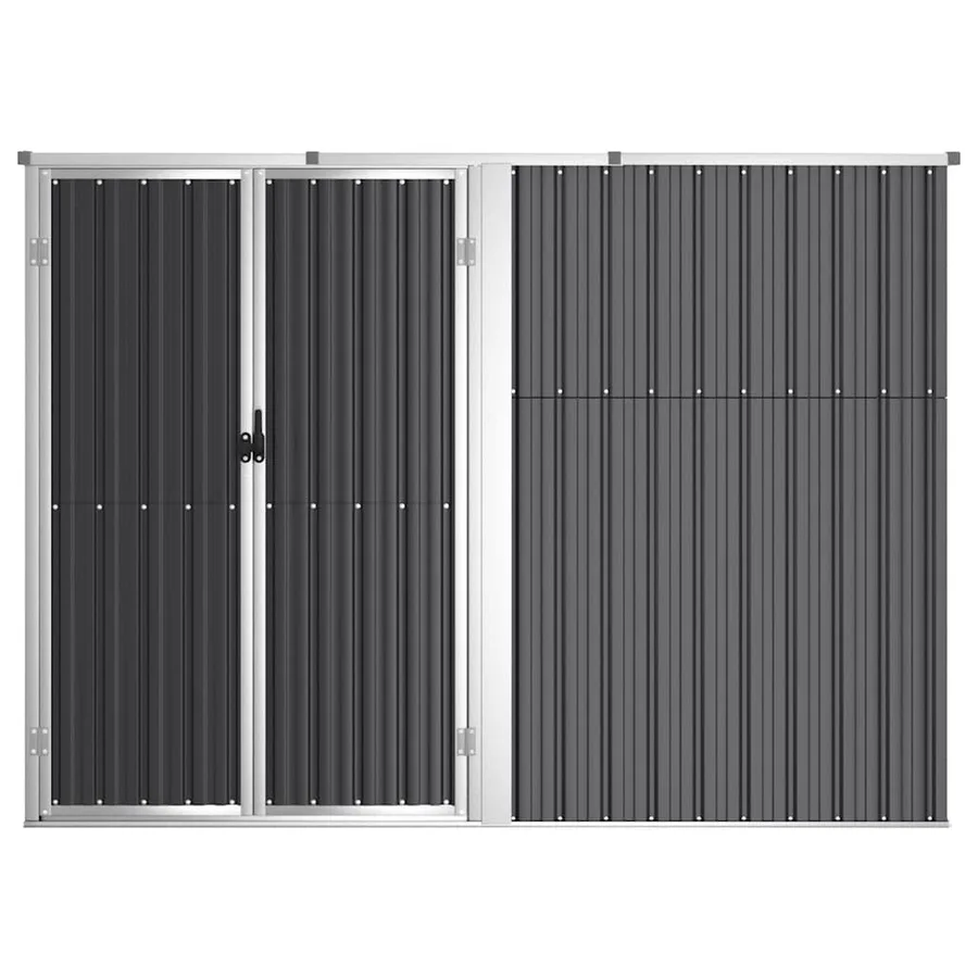 Garden tool shed Anthracite 225x89x161 cm Galvanised steel - 3