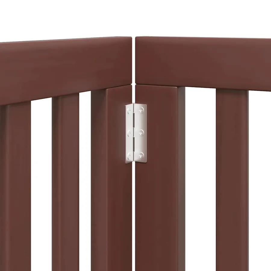 Barrière pour chien porte pliable 15 panneaux bois de peuplier - 8