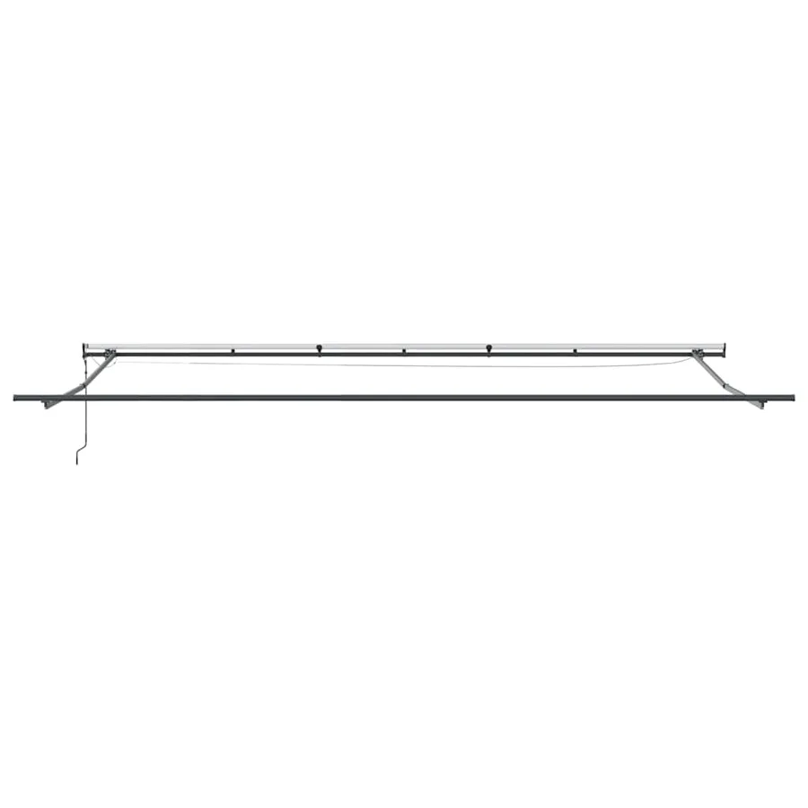 Awning frame Anthracite 600 × 350 cm Aluminium - 6