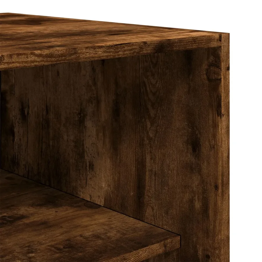 Garde-robe chêne fumé 50x50x200 cm bois d'ingénierie - 7