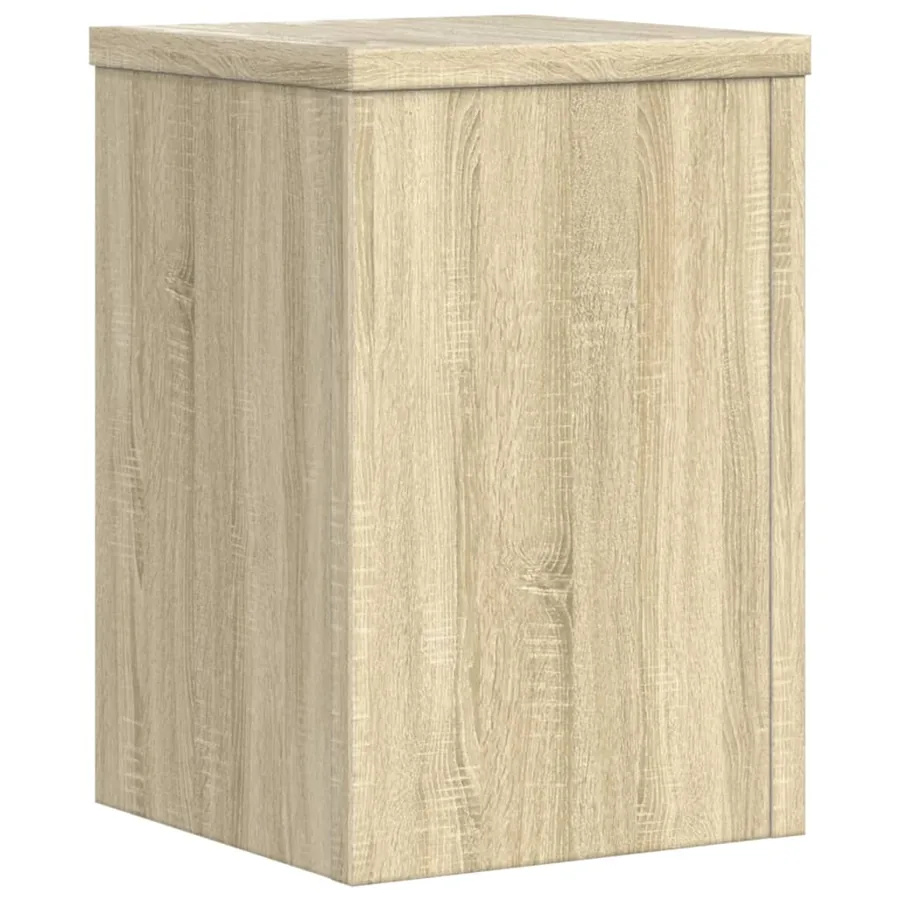 Supports pour plantes 2 pcs chêne sonoma bois d'ingénierie - 5
