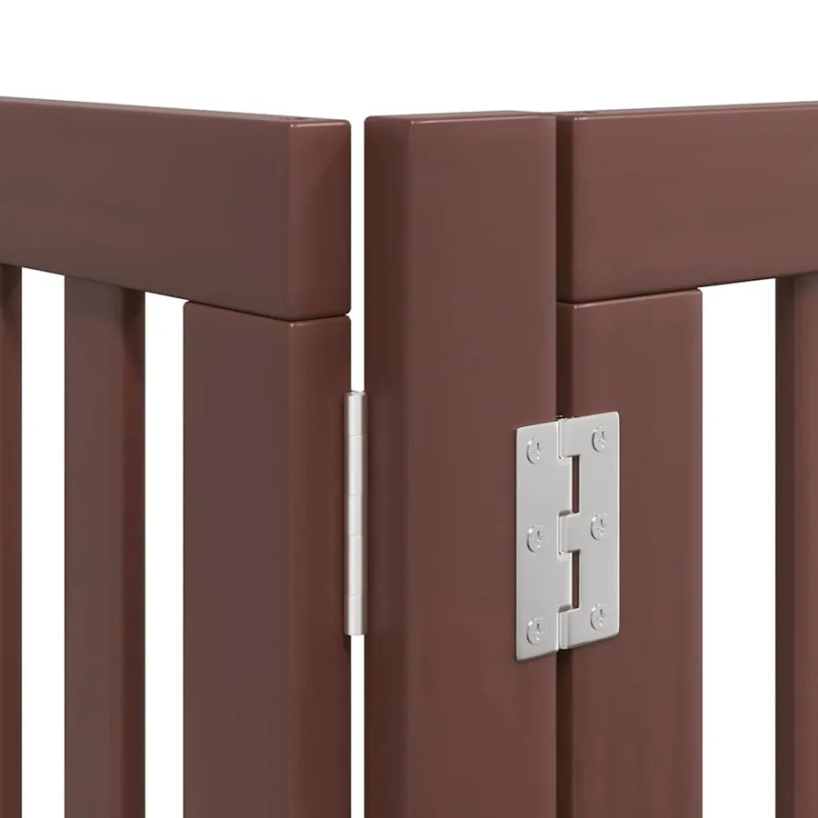 Barrière pour chien porte pliable 12 panneaux bois de peuplier - 10