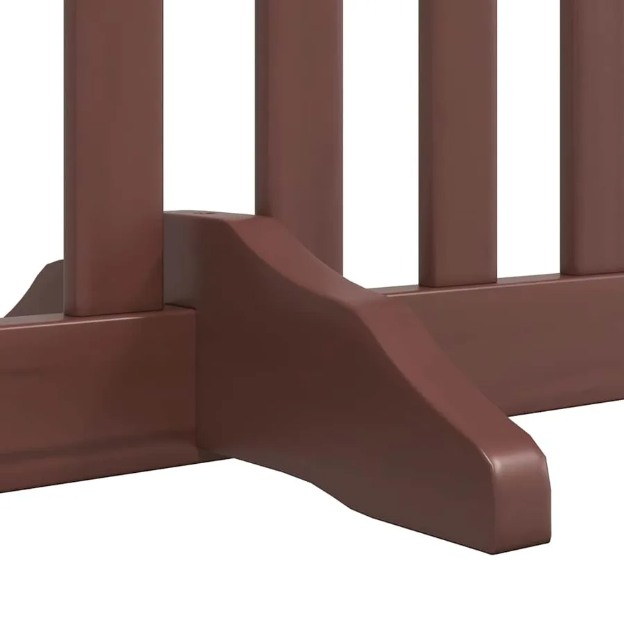 Barrière pour chien porte pliable 12 panneaux bois de peuplier - 6