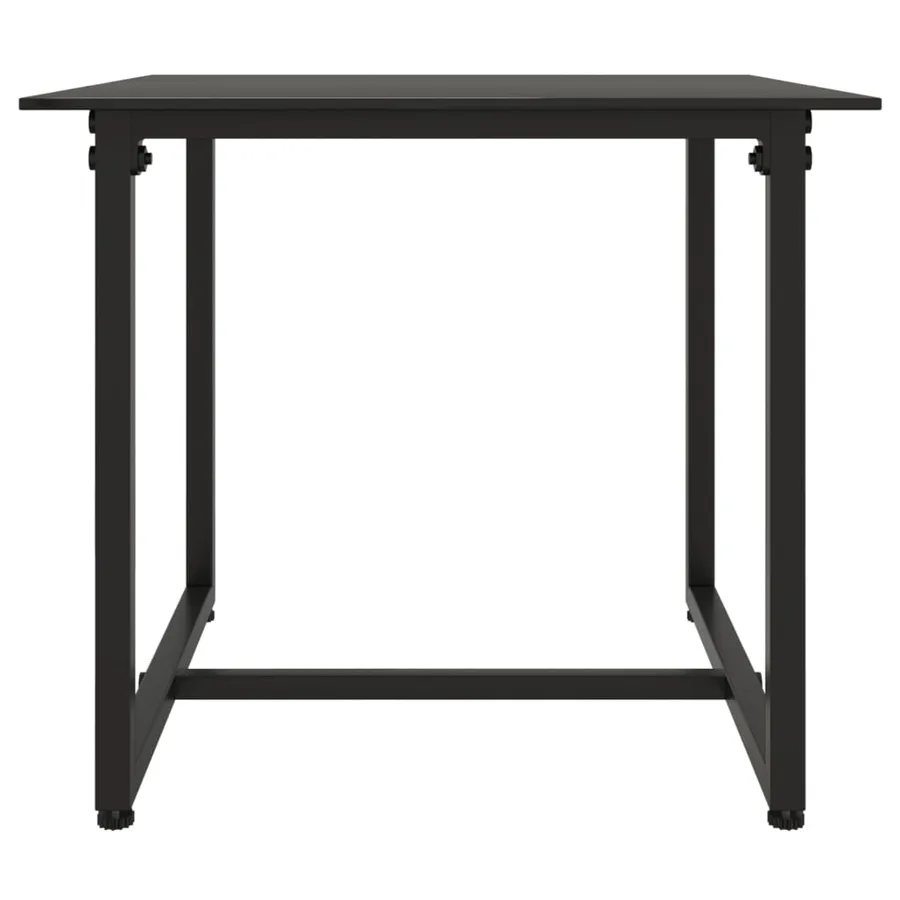 Outdoor furniture 3 pcs with cushions Poly rattan Black - 9