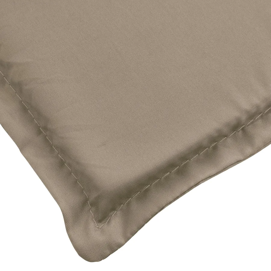 Coussin de chaise longue taupe 200x50x3 cm tissu oxford - 6