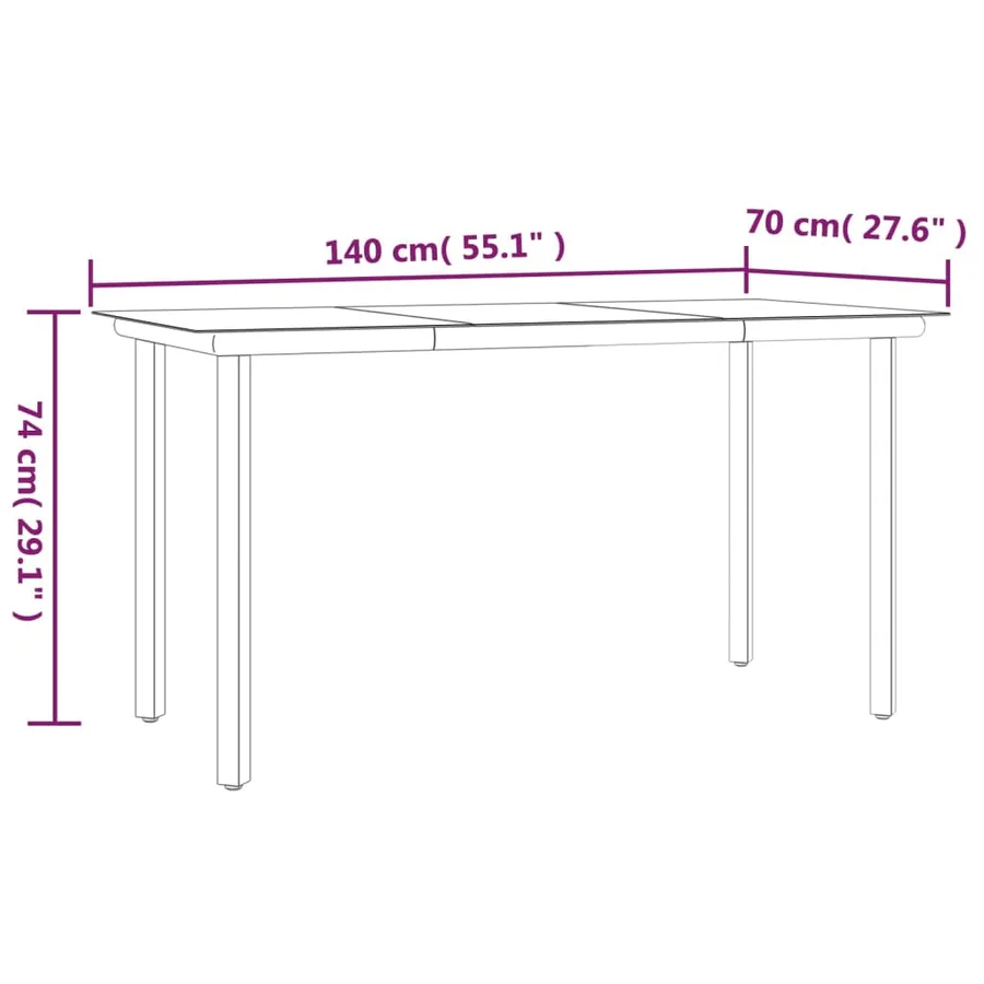 Ensemble à manger de jardin coussins 5 pcs noir et gris - 11