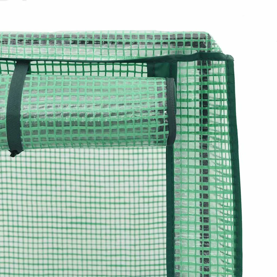 Jardinière surélevée avec housse aspect rotin 80x40x140 cm - 7