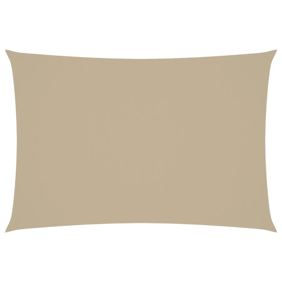 Sun shade sail Oxford fabric rectangular 3x5 m Beige - 2