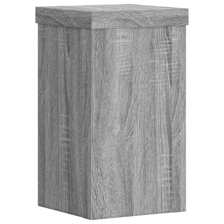 Supports pour plantes 2 pcs sonoma gris bois d'ingénierie - 3