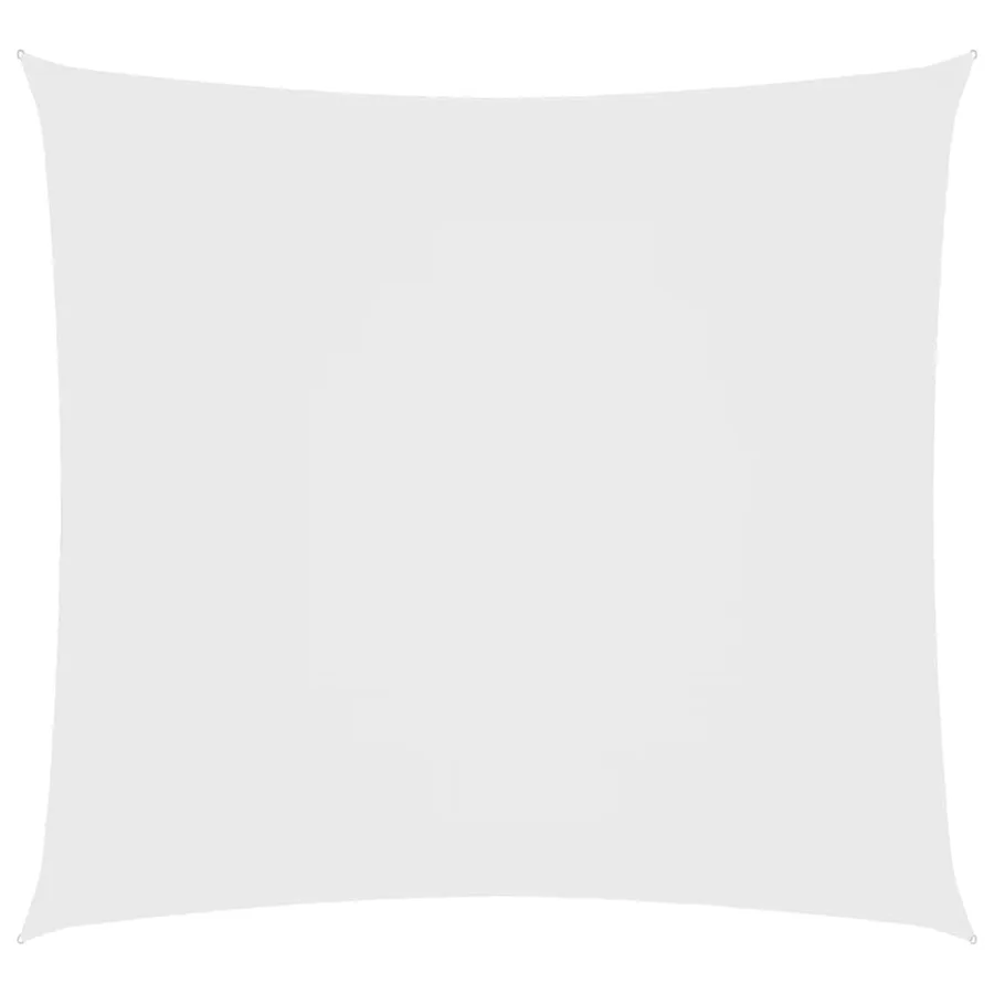 Voile de parasol tissu oxford carré 2x2 m blanc - 2
