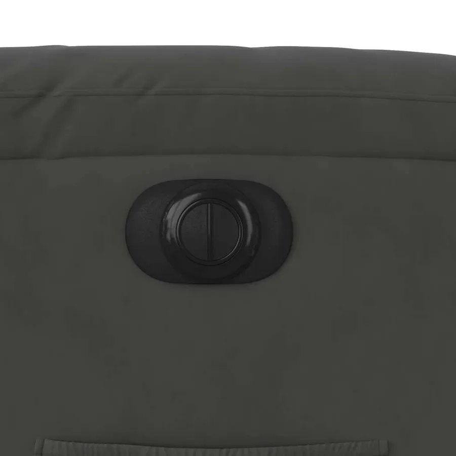 Fauteuil inclinable électrique gris foncé tissu microfibre - 13