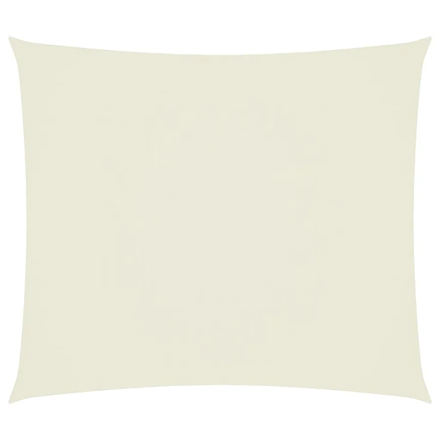 Sun shade sail oxford fabric rectangular 2.5x3 m cream - 2
