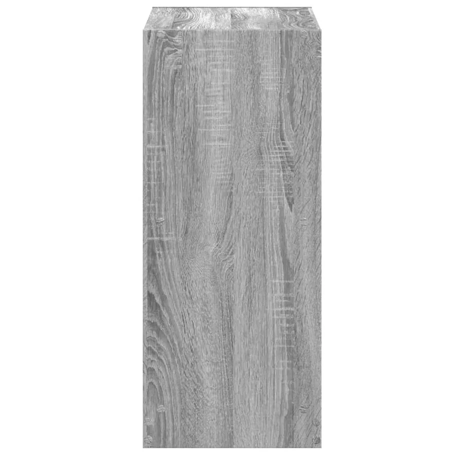 Bibliothèque sonoma gris 68,5x32x75 cm bois d'ingénierie - 5
