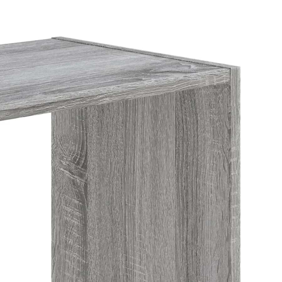 Bibliothèque sonoma gris 68,5x32x75 cm bois d'ingénierie - 7